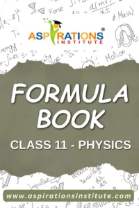 Formula Book - 11 Physics