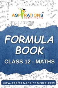 Formula Book - 12 Maths