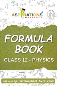 Formula Book - 12 Physics